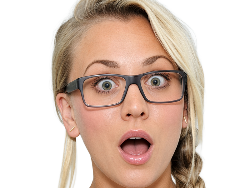 Sticker kaley cuoco actrice productrice executive mannequin americaine femme blonde yeux verts lunettes 2010s par Dark-63