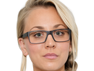 kaley cuoco actrice productrice executive mannequin americaine femme blonde yeux verts lunettes 2010s