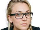 kaley cuoco actrice productrice executive mannequin americaine femme blonde yeux verts lunettes 2010s
