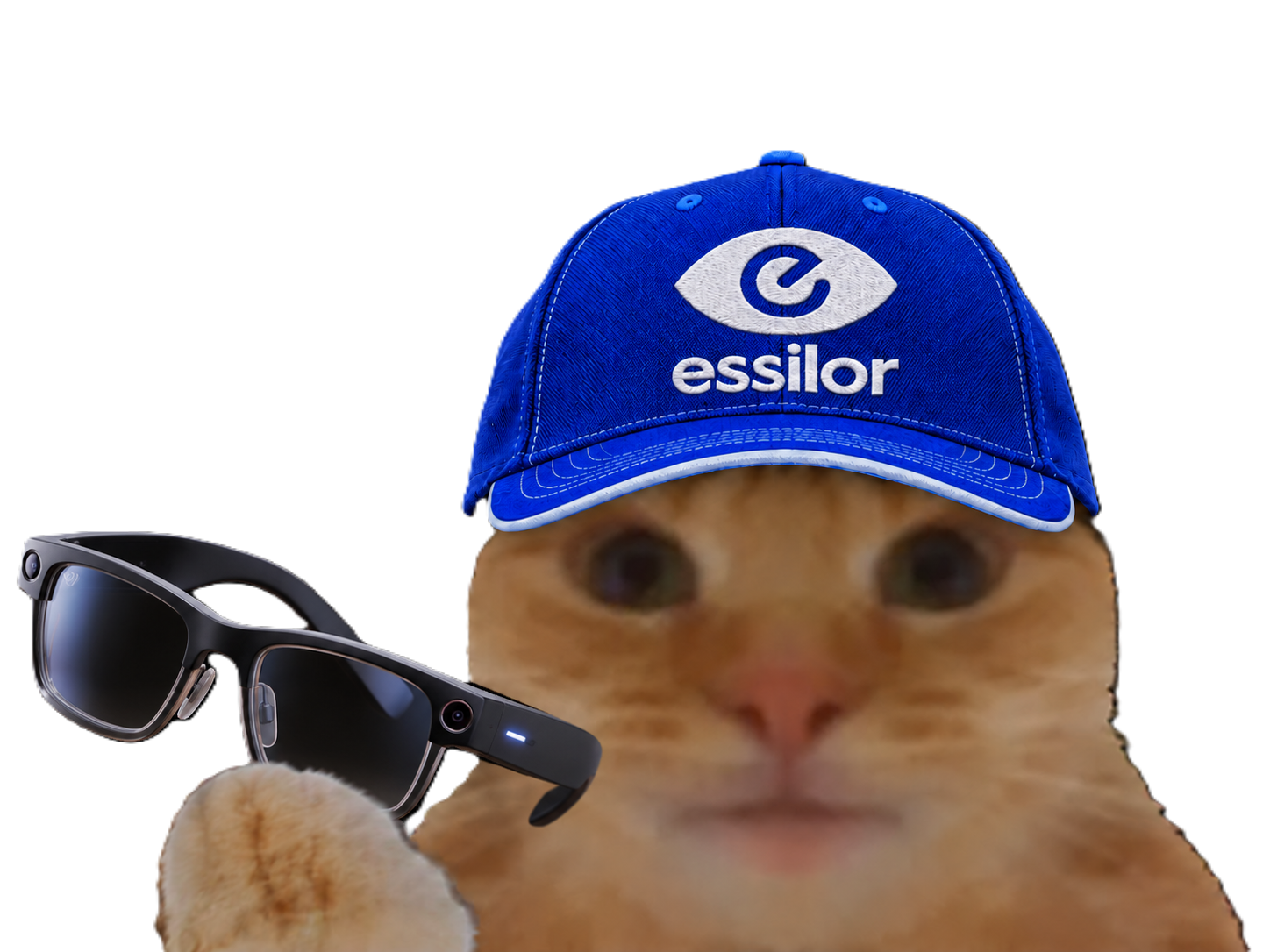 Sticker chat casquette bourse glace fiston macdonalds laverited odess essilor lunettes opticien par Percevalois