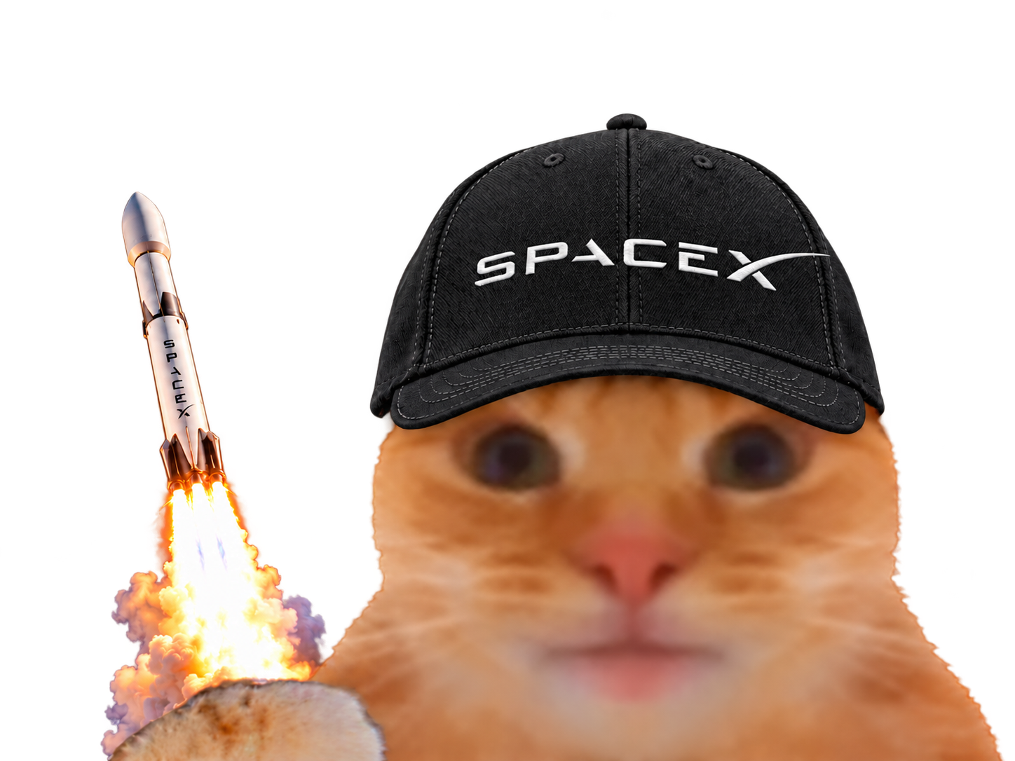 Sticker chat space x spacex musk fusee fiston laverited bourse datacenter espace compute elon par Percevalois