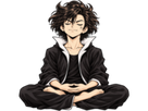 sutsugua reaction meditation zen bouddha amour paix anime manga illustration kj jvc kikoojap