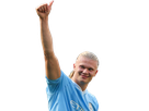 erling haaland haland braut cyborg homme sportif footballeur norvegien anglais blond yeux bleus vingtaine vingtenaire