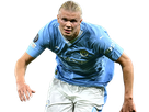 erling haaland haland braut cyborg homme sportif footballeur norvegien anglais blond yeux bleus vingtaine vingtenaire
