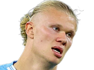 erling haaland haland braut cyborg homme sportif footballeur norvegien anglais blond yeux bleus vingtaine vingtenaire