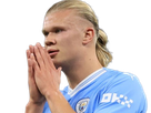 erling haaland haland braut cyborg homme sportif footballeur norvegien anglais blond yeux bleus vingtaine vingtenaire