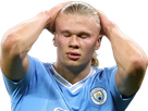 erling haaland haland braut cyborg homme sportif footballeur norvegien anglais blond yeux bleus vingtaine vingtenaire