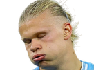 erling haaland haland braut cyborg homme sportif footballeur norvegien anglais blond yeux bleus vingtaine vingtenaire