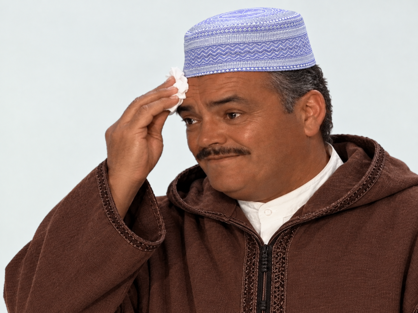 Sticker risitas chibani marocain sueur stress caf maghreb par Elcapitano93