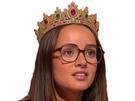 louise montangon lunettes brune sexy droite droitard queen reine couronne