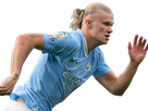erling haaland haland braut cyborg homme sportif footballeur norvegien anglais blond yeux bleus vingtaine vingtenaire