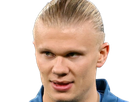 erling haaland haland braut cyborg homme sportif footballeur norvegien anglais blond yeux bleus vingtaine vingtenaire