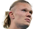 erling haaland haland braut cyborg homme sportif footballeur norvegien anglais blond yeux bleus vingtaine vingtenaire