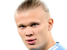 erling haaland haland braut cyborg homme sportif footballeur norvegien anglais blond yeux bleus vingtaine vingtenaire