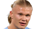 erling haaland haland braut cyborg homme sportif footballeur norvegien anglais blond yeux bleus vingtaine vingtenaire