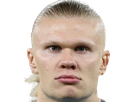 erling haaland haland braut cyborg homme sportif footballeur norvegien anglais blond yeux bleus vingtaine vingtenaire