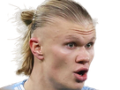 erling haaland haland braut cyborg homme sportif footballeur norvegien anglais blond yeux bleus vingtaine vingtenaire