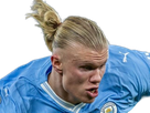 erling haaland haland braut cyborg homme sportif footballeur norvegien anglais blond yeux bleus vingtaine vingtenaire