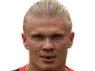 erling haaland haland braut cyborg homme sportif footballeur norvegien anglais blond yeux bleus vingtaine vingtenaire