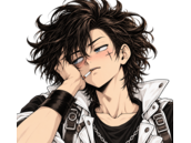 Sticker reaction cigarette gene rougeur fumer manga anime illustration jvc kj kikoojap sutsugua par shemsou-hor