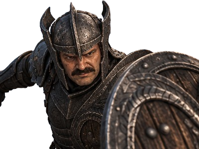 Sticker lkk skyrim celestin armure attaque par LeKeyKonteur