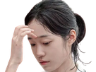 coreenne roh yoon seo face palm facepalm backup by liability