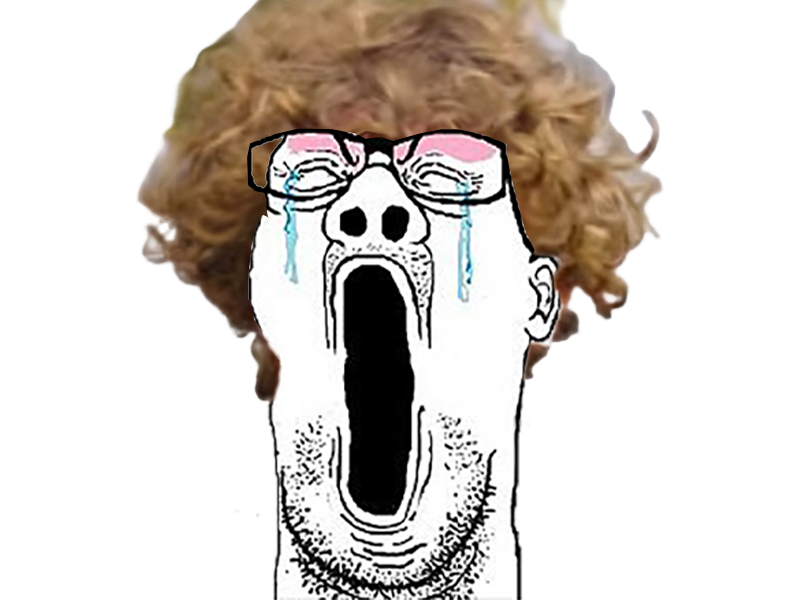 Sticker gaucho gauchiste quoicoubeh facho fachiste pleure rage lfi par ToocoCla