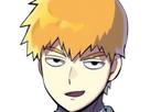 arataka reigen mob psycho 100 anime manga homme blond yeux noirs medium patron mentor