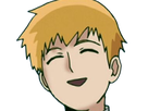 arataka reigen mob psycho 100 anime manga homme blond yeux noirs medium patron mentor
