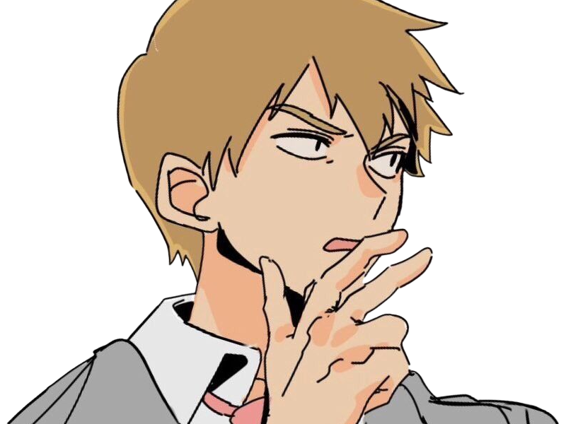 Sticker arataka reigen mob psycho 100 anime manga homme blond yeux noirs medium patron mentor par Dark-63