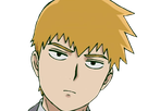 arataka reigen mob psycho 100 anime manga homme blond yeux noirs medium patron mentor