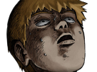 arataka reigen mob psycho 100 anime manga homme blond yeux noirs medium patron mentor
