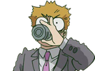 arataka reigen mob psycho 100 anime manga homme blond yeux noirs medium patron mentor