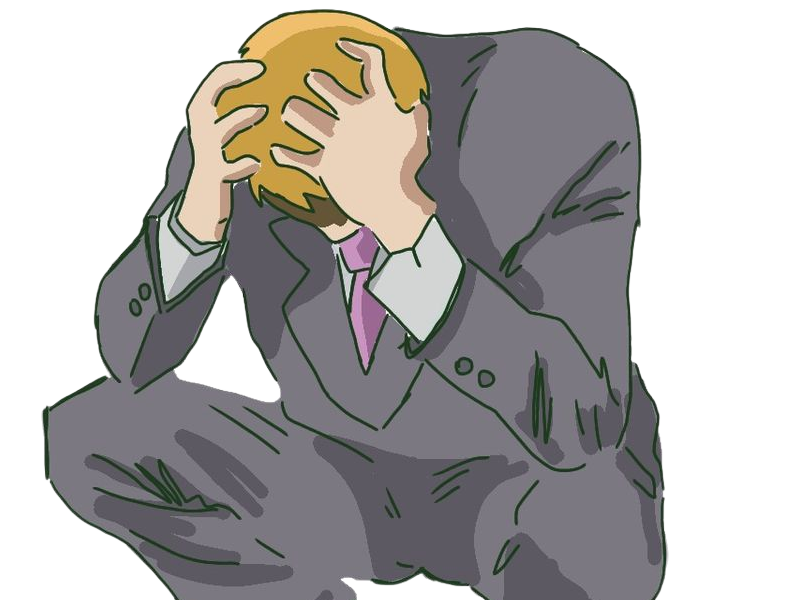 Sticker arataka reigen mob psycho 100 anime manga homme blond yeux noirs medium patron mentor par Dark-63