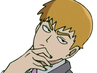 Sticker arataka reigen mob psycho 100 anime manga homme blond yeux noirs medium patron mentor par Dark-63