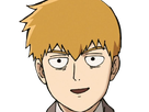 arataka reigen mob psycho 100 anime manga homme blond yeux noirs medium patron mentor