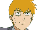 arataka reigen mob psycho 100 anime manga homme blond yeux noirs medium patron mentor