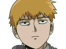 arataka reigen mob psycho 100 anime manga homme blond yeux noirs medium patron mentor