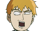 arataka reigen mob psycho 100 anime manga homme blond yeux noirs medium patron mentor