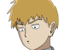 arataka reigen mob psycho 100 anime manga homme blond yeux noirs medium patron mentor