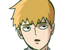 arataka reigen mob psycho 100 anime manga homme blond yeux noirs medium patron mentor