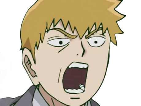 Sticker arataka reigen mob psycho 100 anime manga homme blond yeux noirs medium patron mentor par Dark-63