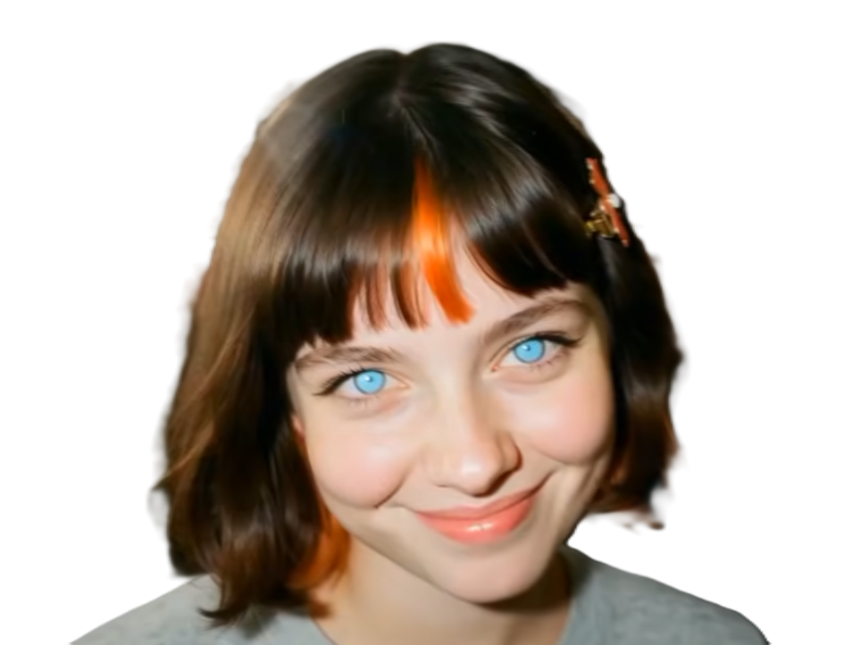 Sticker claudia claude ia ai gpt belle fille slopcore par Mew2