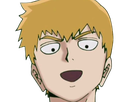 arataka reigen mob psycho 100 anime manga homme blond yeux noirs medium patron mentor