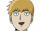 arataka reigen mob psycho 100 anime manga homme blond yeux noirs medium patron mentor