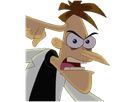 doofenshmirtz dr heinz phineas disney exaspere agace enerve colere jvc