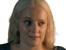 helaena targaryen hotd house of the dragon reine queen femme blonde belle side eye regard