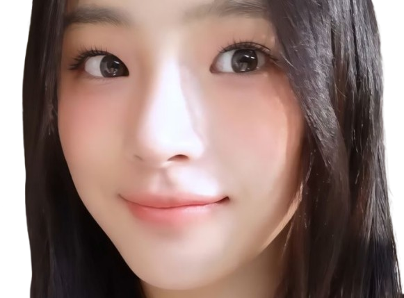 Sticker minji kim newjeans kpop idol sourire smile coreenne femme fille par Solio