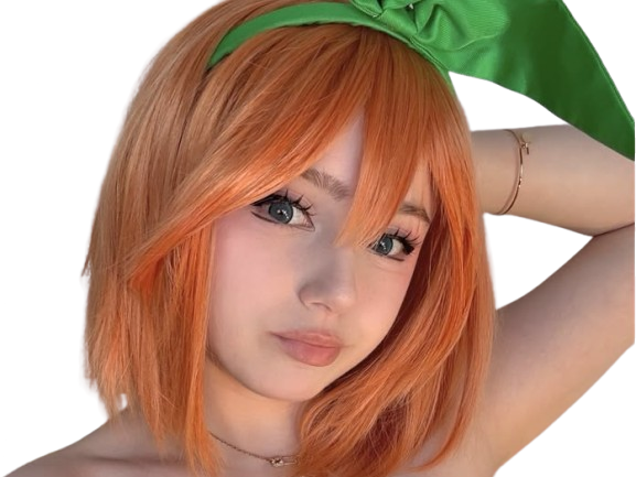Sticker upminaa cosplay kj streameuse cosplayeuse allemande femme fille yotsuba par Solio