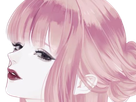 perona one piece cheveux rose yeux noir frange atropos fic bloop